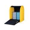 Justrite® Ramp for Drum Shed in Black or Yellow, Poly