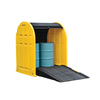 Justrite® Ramp for Drum Shed in Black or Yellow, Poly