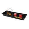 Justrite® Secondary Containment Tray, 46 x 16 x 5.5", 12 Gallon Indoor/Outdoor EcoPolyBlend, Black