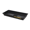 Justrite® Secondary Containment Tray, 38 x 26 x 5.5", 20 Gallon Indoor/Outdoor EcoPolyBlend, Black