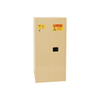Flammable Liquid Safety Cabinet, 60 Gallon 2 Shelves, 2 Door, Manual Close, Beige