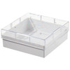 Nalgene® Compact / Dense Storage, PC CryoBox, White with Clear Lid, case/24