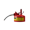 Justrite® Type II Steel Safety Can, AccuFlow, 5/8" Spout, 1 gal (4L)