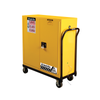Justrite® Rolling Cart for 30 gal, 12 & 17 gal Piggyback Safety Cabinets