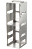 Nalgene® Vertical CryoBox Rack 5.0mL 4-Shelf 9x9 Box, SS 143 x 140 x 406mm, Each