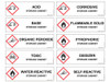 Justrite® ChemCor Slimline HazMat Safety Cabinet, 22 gal, 3 shelves, Self-Close