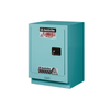 Justrite® Acid Fume Hood Cabinet, ChemCor Lined 15 gal 24" Blue LH, Self-Closing