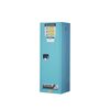 Justrite® Acid Safety Cabinet, Slimline 22 gal, ChemCor Lined, Blue, Self-Closing