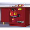 Justrite® Under-Counter Flammable Cabinet, 22 gallon Red manual