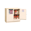 Justrite® Under-Counter Flammable Cabinet, 22 gal White self-closing
