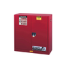 Justrite® Flammable Safety Cabinet, 30 gallon Red self-closing