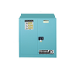 Justrite® Acid Cabinet, 30 gal, ChemCor Liner Blue self-close, Sliding Door