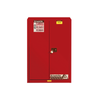 Justrite® Flammable Safety Cabinet, 45 gallon Red, manual