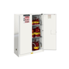 Justrite® Flammable Safety Cabinet, 45 gallon White, Self-Closing