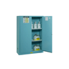 Justrite® Acid Safety Cabinet, 60 gal Blue, self-close, Sliding Door