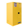 Justrite® Flammable Drum Cabinet, 55 gal, Rollers, Self-Closing