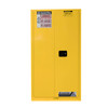 Justrite® Flammable Drum Cabinet, 55 gal, Rollers, Self-Closing