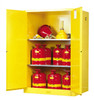 Justrite® Flammable Safety Cabinet, 90 gallon, manual