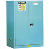 Justrite® Acid Safety Cabinet, 90 gal Blue, self-close, Sliding Door
