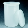 Nalgene® 11100-0055 Cylindrical Tank with Cover, LLDPE, 55 gallon