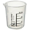 Nalgene® 1201-0030 Polypropylene Beakers, Low-form Griffin Beaker, 30mL, case/48