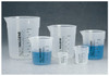 Nalgene® 1201-2000 Polypropylene Beakers, Low-form Griffin Beaker, 2 Liter, case/6