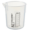 Nalgene® 1201-4000 Polypropylene Beakers, Low-form Griffin Beaker, 4 Liter, case/4