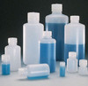 Nalgene® 2003-0002 Boston Round Bottles, 2oz LDPE with Polypropylene Screw Caps, case/72