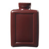 Nalgene® 2009-0008 Amber Bottles, 8oz Rectangular HDPE, case/72
