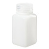 Nalgene® 2114-0006 6oz (175 ml) Wide-Mouth Square HDPE Bottles, case/72
