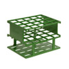 Nalgene® 5972-0420 Test Tube Half-Rack, Autoclavable Unwire, Green, 20mm, case/8