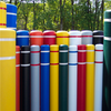 Bollard Post Sleeve, 10-7/8" x 60", UV Fade Resistant, Choose Color
