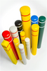 Bollard Post Sleeve, 8-7/8" x 72", UV Fade Resistant, Choose Color