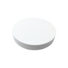 33mm (33-400) White Polypropylene Heat Seal Lined Smooth Cap, case/4000