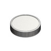 43mm (43-400) Natural Polypropylene Foam Lined Ribbed-Smooth Cap, case/2400