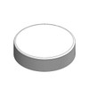 43mm (43-400) Black Polypropylene Pressure-Sensitive Lined Smooth Cap, case/2400