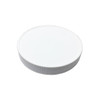 53mm (53-400) White Polypropylene Foam Lined Ribbed Cap, case/1500
