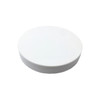 53mm (53-400) White Polypropylene Heat Seal Lined Smooth Cap, case/240