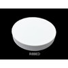 89mm (89-400) White Polypropylene Heat Seal Lined Ribbed Cap, case/504