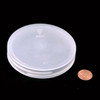 89mm (89-400) Natural Polypropylene Unlined Ribbed Cap, case/504
