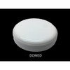 120mm (120-400) Natural Polypropylene Heat Seal Lined Domed Cap, case/210