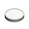 120mm (120-400) Natural Polypropylene Pressure-Sensitive Lined Ribbed Cap, case/240