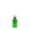 Oval Pharmacy Bottles, Green, Graduated, Child-Resistant, 2oz, case/200