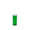 Green Pharmacy Vials, Easy Snap-Caps, Green, 6 dram (22mL), case/650