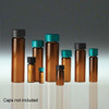 Amber Borosilicate Glass Sample Vials, 40mL, 24-400 neck finish, No Caps, 24-400, case/72