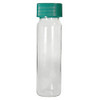 Clear Borosilicate Glass Vials, 11mL, 15-425 Green PTFE Lined Caps, case/144