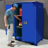 Securall® Weatherproof outdoor cabinet, 90 gal Self-Closing, 2-Door