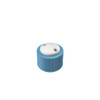 2-Port Cap for Glass Bottle, GL38, Complete Kit, PTFE inner with polypropylene outer spin collar
