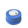 Solvent Delivery Cap, 2-Port Cap for Glass Media Bottles, GL-45, PTFE with PP plugs