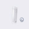 Microcentrifuge Tube, 2mL with Screw Cap, Conical Base, Graduated, Writing Area, Sterile , Clear